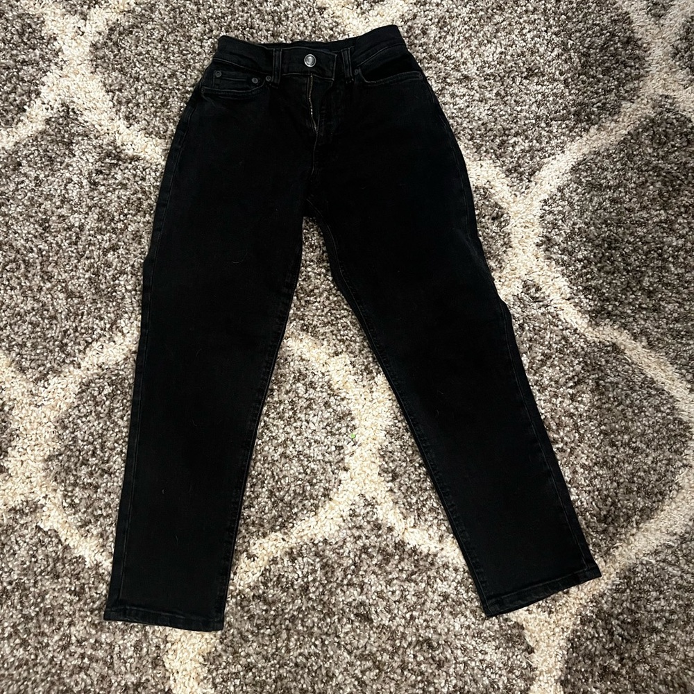Black Aeropostale curvy mom jeans